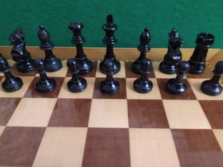 Piezas de ajedrez de madera