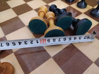 Piezas de ajedrez de madera