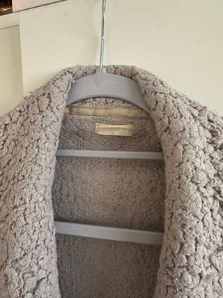 Albornoz/Bata de baño Oysho gris