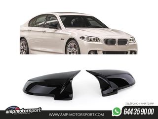 CARCASAS DE ESPEJOS PARA BMW SERIE LOOK M NEGRO BRILLO