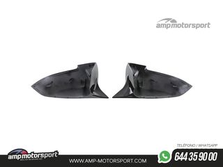 CARCASAS DE ESPEJOS PARA BMW SERIE LOOK M NEGRO BRILLO
