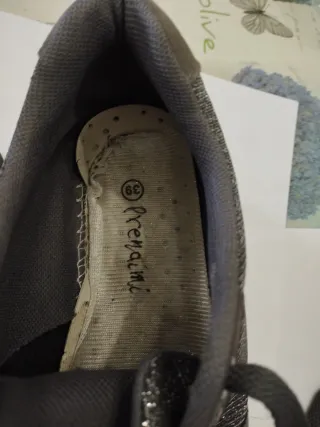 Scarpe Prendimi Vintage con lacci grigio/argento