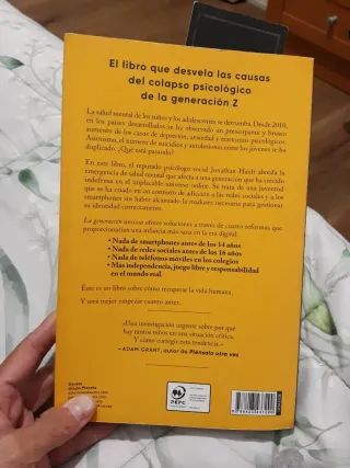 Vendo libro LA GENERACIÓN ANCIOSA