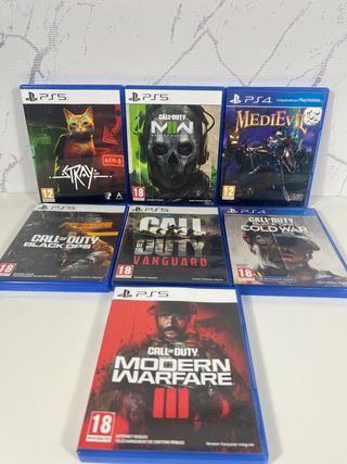 Lote 7 Videojuegos PS4/PS5