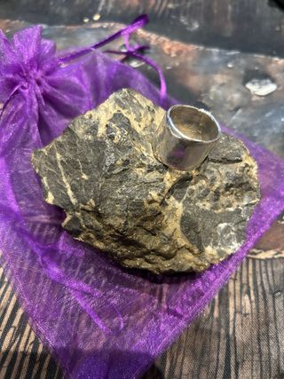 Anillo plata ancho