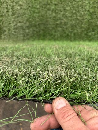 Césped artificial reciclado de campos de fútbol