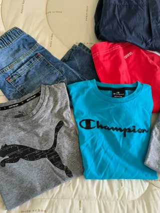 Lotto abbigliamento bambino 9-10 anni