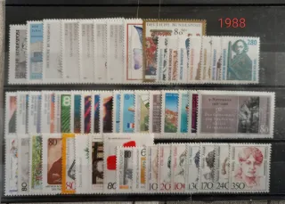 Filatelia Germania 1988 Francobolli Nuovi