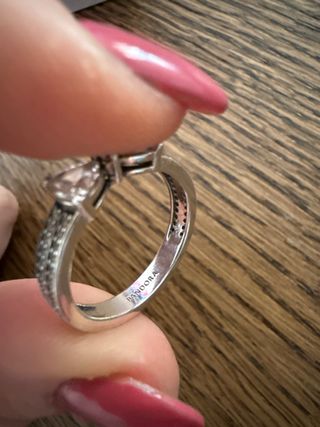 Conjunto Pandora Lazo Plata y Circonitas