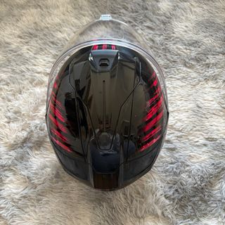 Casco Moto Shark Negro y Rosa