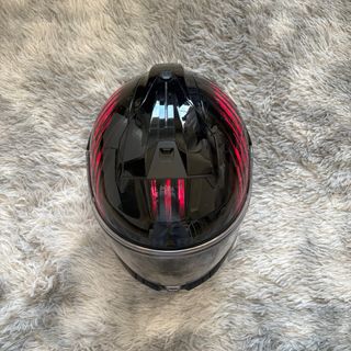 Casco Moto Shark Negro y Rosa