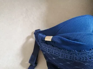 Reggiseno blu senza ferretti taglia 1