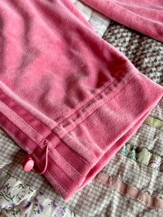 Conjunto Adidas Chándal Rosa Velour