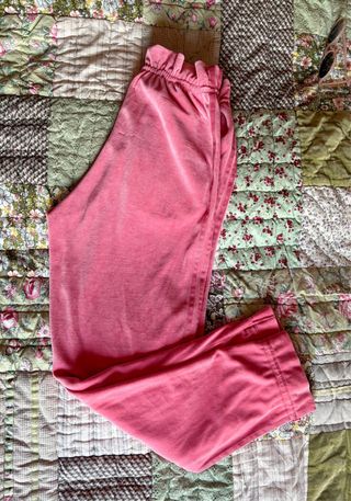 Conjunto Adidas Chándal Rosa Velour