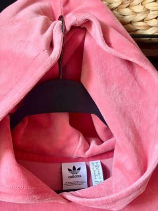 Conjunto Adidas Chándal Rosa Velour