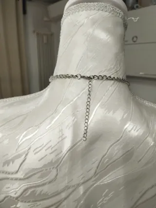 Collana Gotica Punk con Teschio e Ossa Incrociate