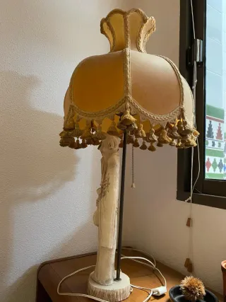 Lámpara de alabastro estilo chino