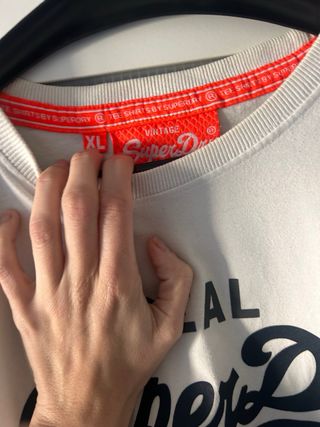 Camiseta Superdry Blanca Talla M