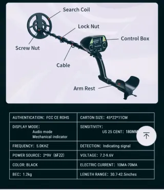 Detector de Metales Nuevo a estrenar .