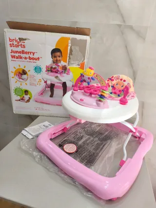Bright Starts caminador Rosado bebe