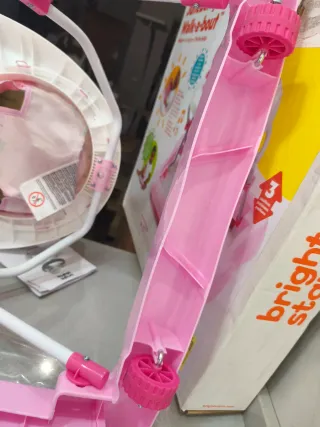 Bright Starts caminador Rosado bebe