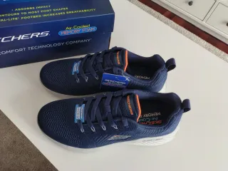 Zapatillas Skechers Air-Cooled Memory Foam Azul