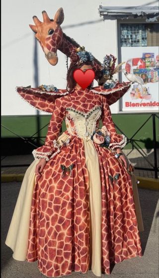 Disfraz Jirafa Carnaval Talla Única