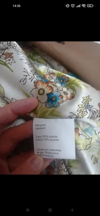 Chaqueta piel Torras estilo sahariana