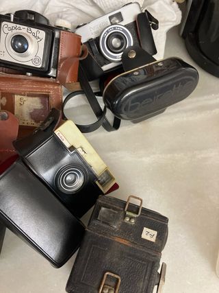 Set di fotocamere e accessori fotografici vintage