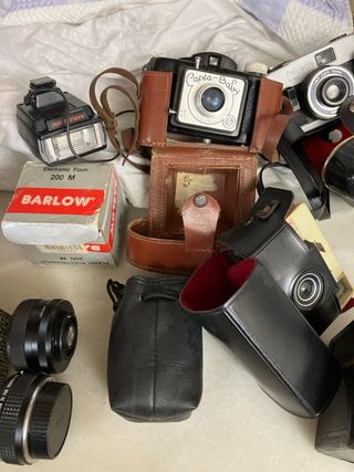 Set di fotocamere e accessori fotografici vintage