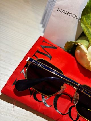 Occhiali da sole MAX&Co., MARCOLIN oro e blu scuro