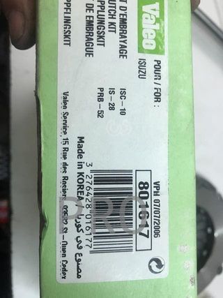 Kit embrague Isuzu piazza opel campo