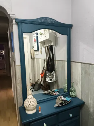 Entradita restaurada azul