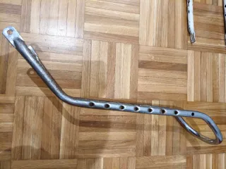 Manillar bici cromado