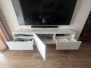 Mueble TV Besta Ikea Blanco