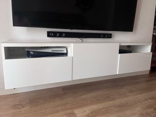 Mueble TV Besta Ikea Blanco