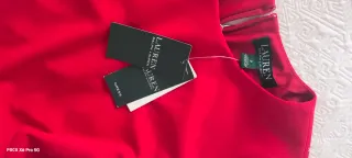 Vestido ocasión Lauren Ralph Lauren Rojo Talla M