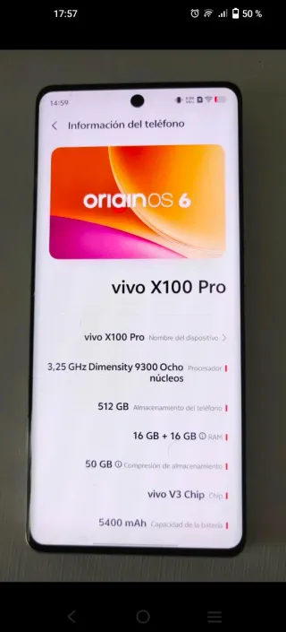 Vivo X100 Pro Bianco 16Gb/512Gb