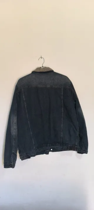 Chaqueta Vaquera Vintage con Cuello