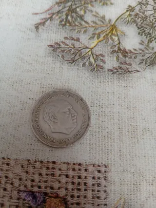 Moneda Franco 1957 España