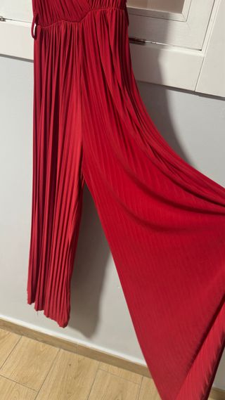 Mono largo rojo talla única