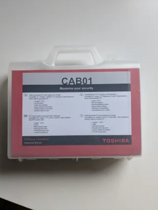 Cable Seguridad Toshiba Portátil