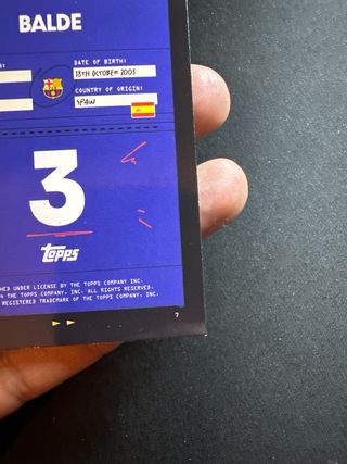 Card 1/1 Balde FC Barcelona Topps Focus 2023