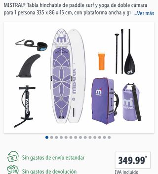 Tabla de paddle surf Mistral