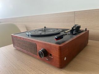 Giradischi Bluetooth per Vinili Marrone Nero