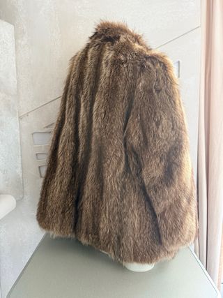 Abrigo vintage pelo auténtico