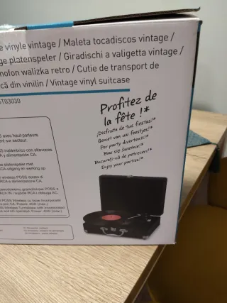 Giradischi portatile POSS Vintage Valigia