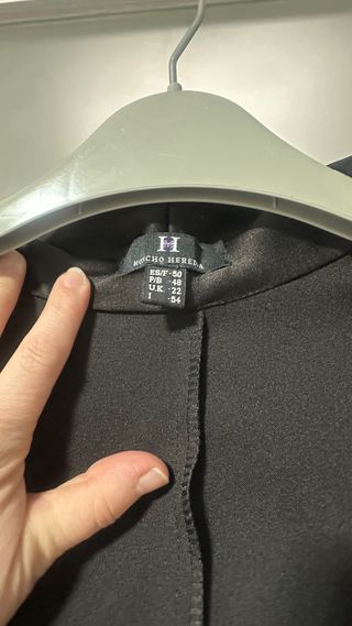 Torera Moncho Heredia Talla 50 Negra