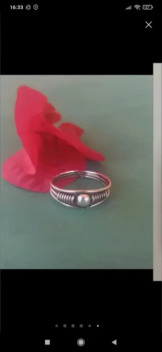 Anillo midi de plata