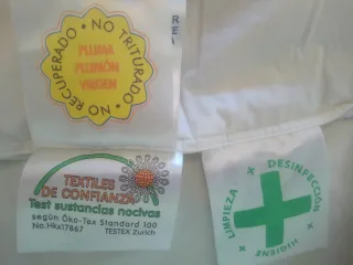 Edredón nórdico blanco + 2 fundas de regalo